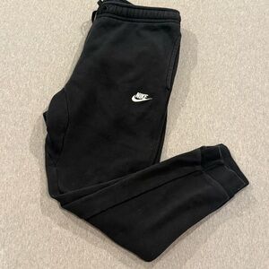 Nike Black Sweatpants with White Logo